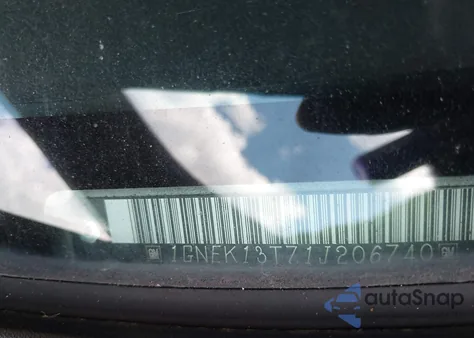 2001 Chevrolet Tahoe Lt z USA, uszkodzony, nr VIN 1GNEK13T71J206740